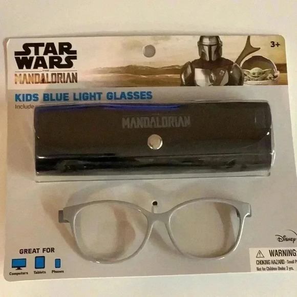 Star Wars The Mandalorian Kids Blue Light Glasses New In Package - Picture 1 of 2